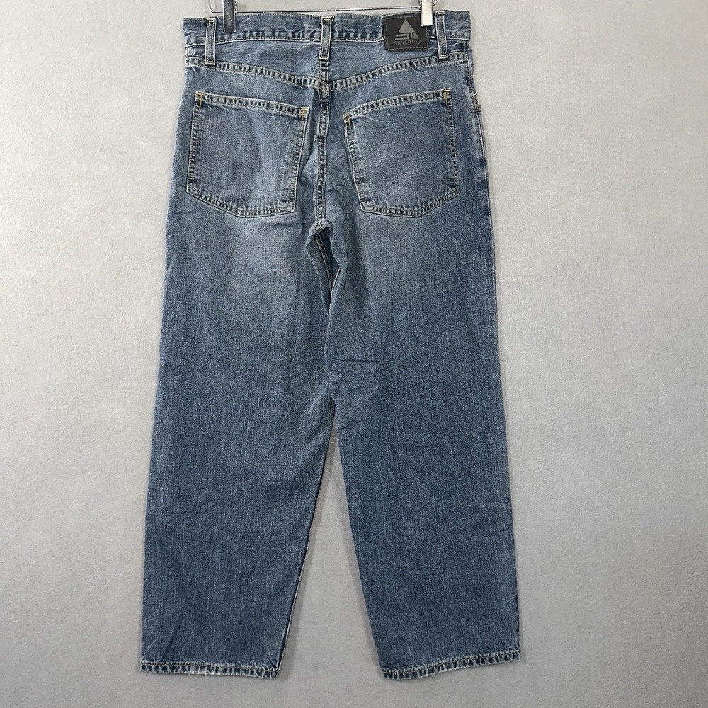 Vtg Levi's Y2K Silvertab Baggy Denim Blue Jeans Skater Skate Men's Fits 31x29